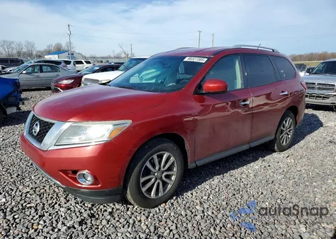2016 Nissan Pathfinder S из США, поврежденный, VIN 5N1AR2MM9GC620160